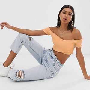 BERSHKA ASOS OTS crop top M
